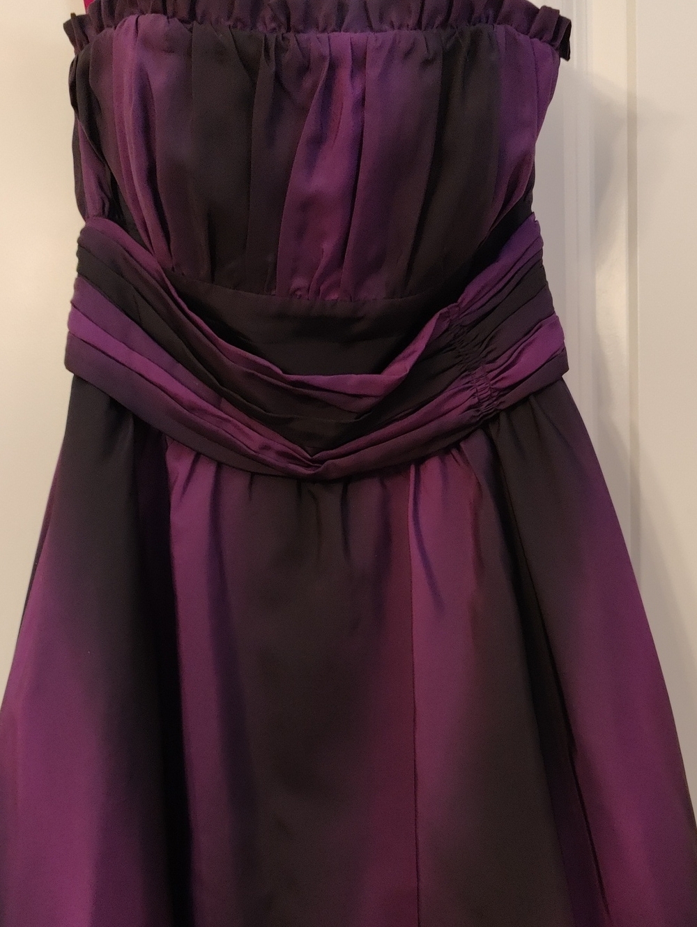 Betsey Johnson Purple And Black Formal Dress